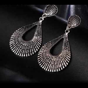 Ethnic Big Water Drop Earrings